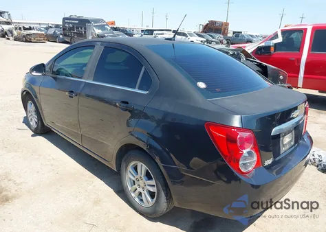2013 Chevrolet Sonic Lt Auto из США, поврежденный, VIN 1G1JC5SH1D4255436